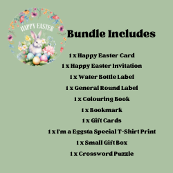 Wild flower easter digital bundle kit