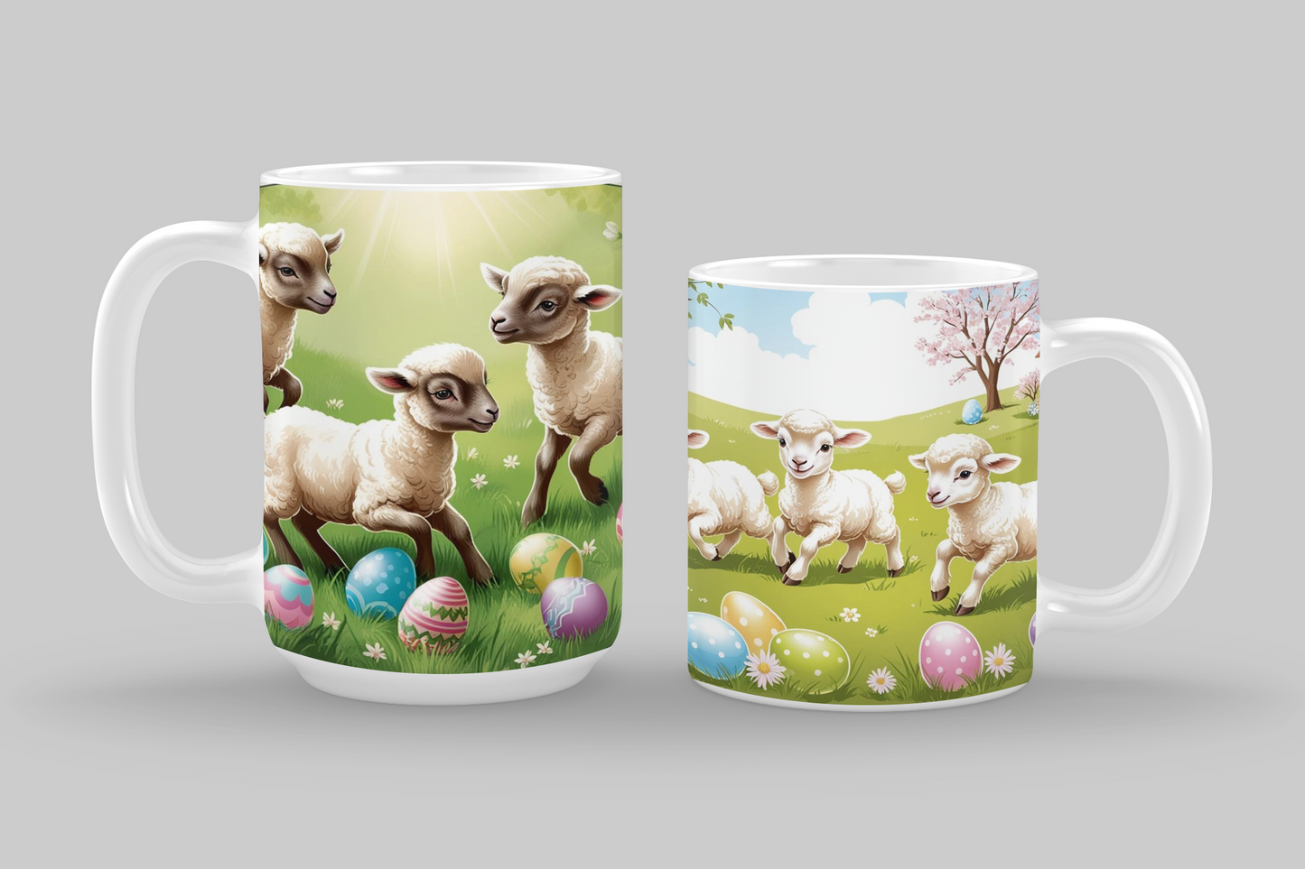 Cute Little Easter Lamb Cliparts