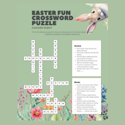 Wild flower easter digital bundle kit