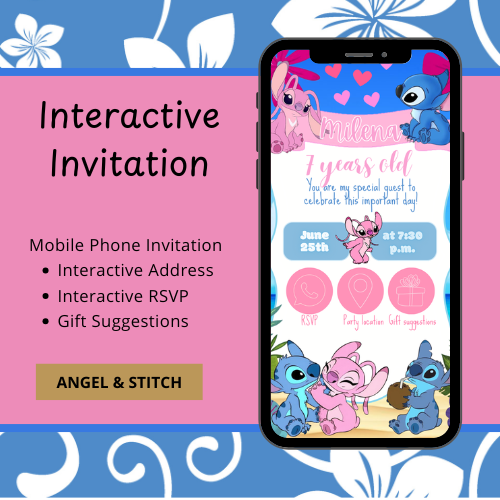 Stich & Angel Interactive Invitation
