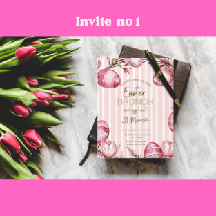Little pink bunny digital bundle kit, bookmarks, clipart and custom invites