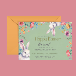 Wild flower easter digital bundle kit