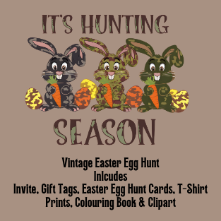 Army Camo Bunny Easter Egg Hunting Bundle